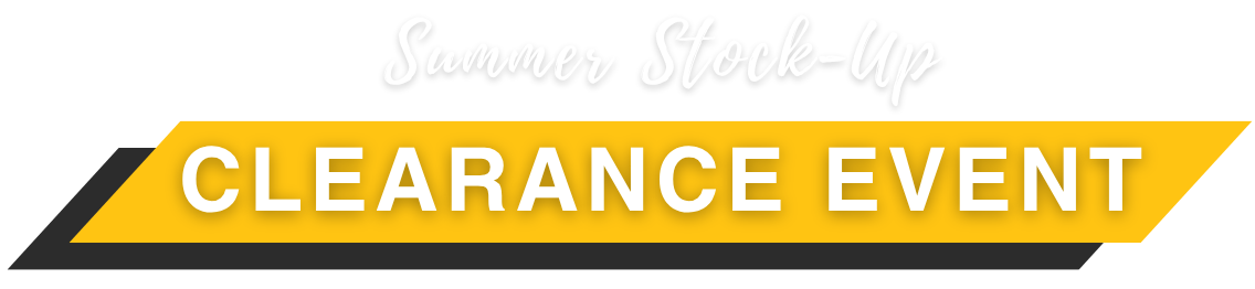 Summer Stock Up Clearance Event on June 10