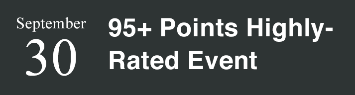 September 30: 95+ Points Highly-Rated Anniversary Event - WTSO Celebrates 19 Years of Trusted Service