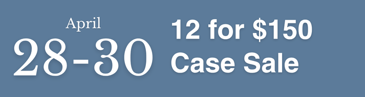 3-Day Case Sale: April 28-30