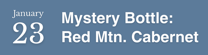Washington Cabernet &ndash; Red Mountain Mystery Bottle