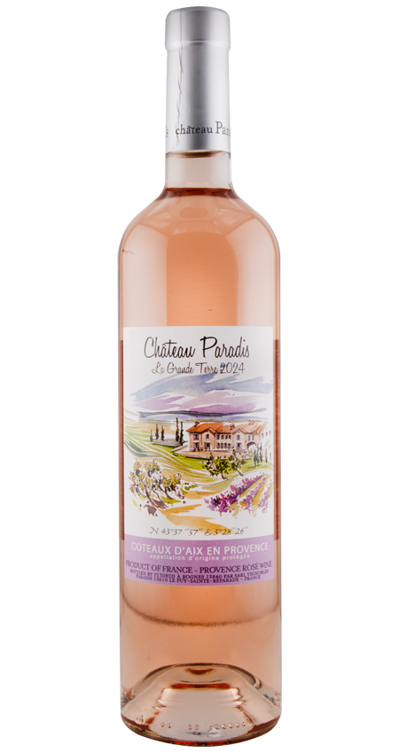 Coteaux d'Aix en Provence Rosé 2024 Château Paradis La Grande Terre