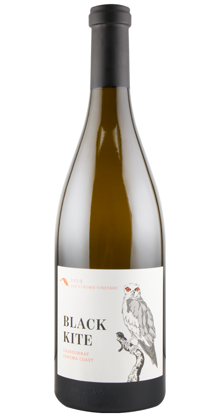 92 Pt. Black Kite Cellars Chardonnay Gap's Crown Vineyard Sonoma Coast 2019