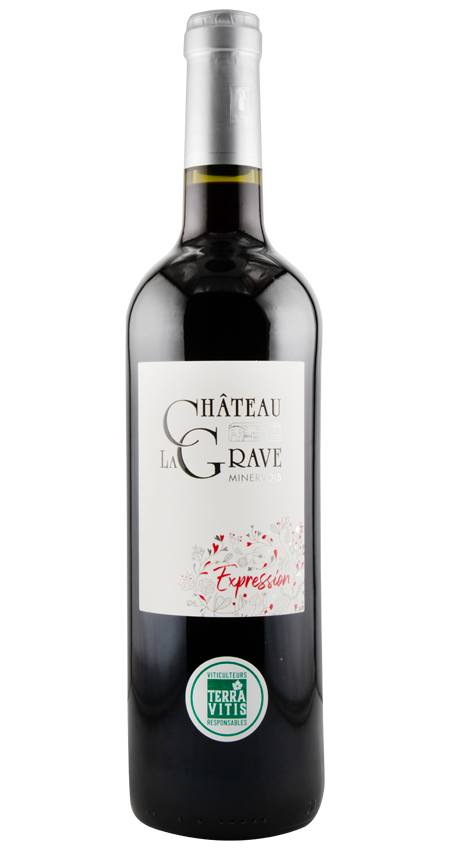 95 Pt. Château La Grave Expression Rouge Minervois Red Languedoc-Roussillon France 2022