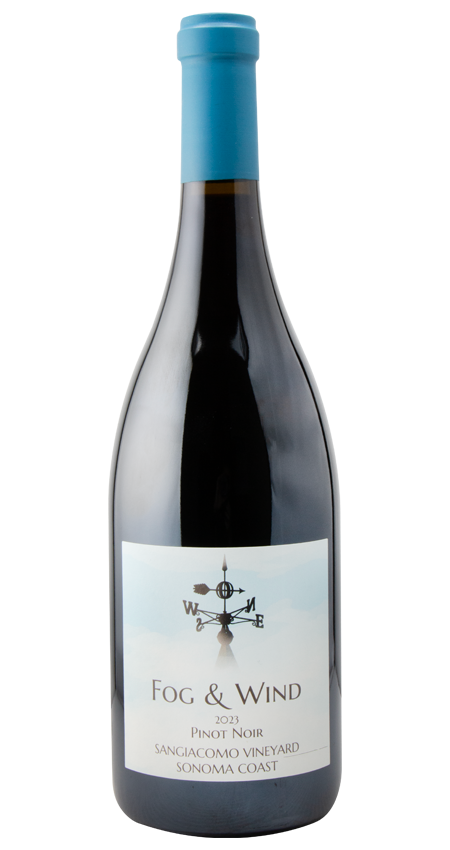 Fog and Wind by Sojourn Cellars Sonoma Coast Pinot Noir Sangiacomo Vineyard 2023