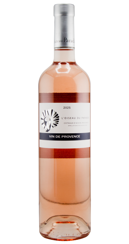 L'Oiseau du Paradis Coteaux d'Aix-en-Provence Rosé 2025