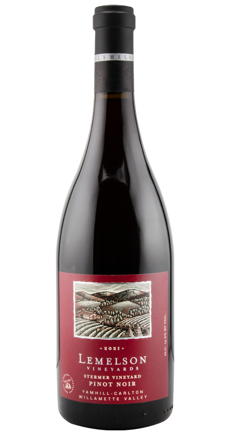 93 Pt. Lemelson Vineyards Willamette Valley Pinot Noir Yamhill-Carlton Stermer Vineyard 2021