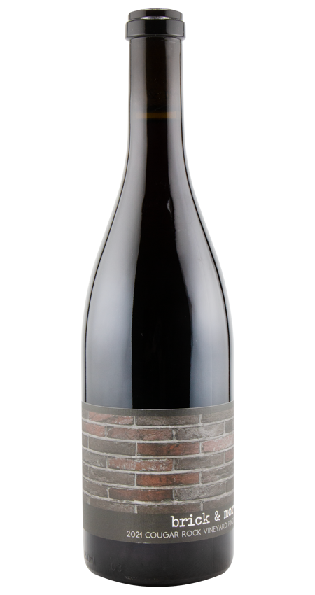 93 Pt. Brick and Mortar Pinot Noir Napa Valley Cougar Rock Vineyard 2021